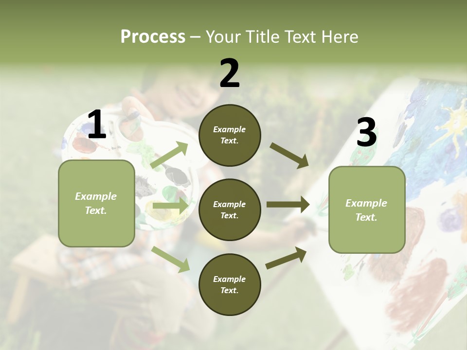 Boy Cute Idea PowerPoint Template