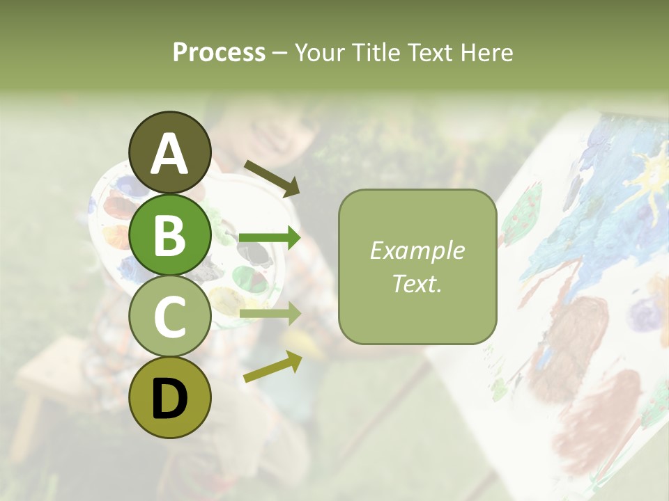 Boy Cute Idea PowerPoint Template