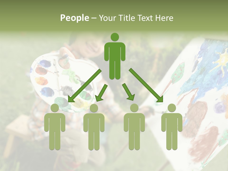 Boy Cute Idea PowerPoint Template