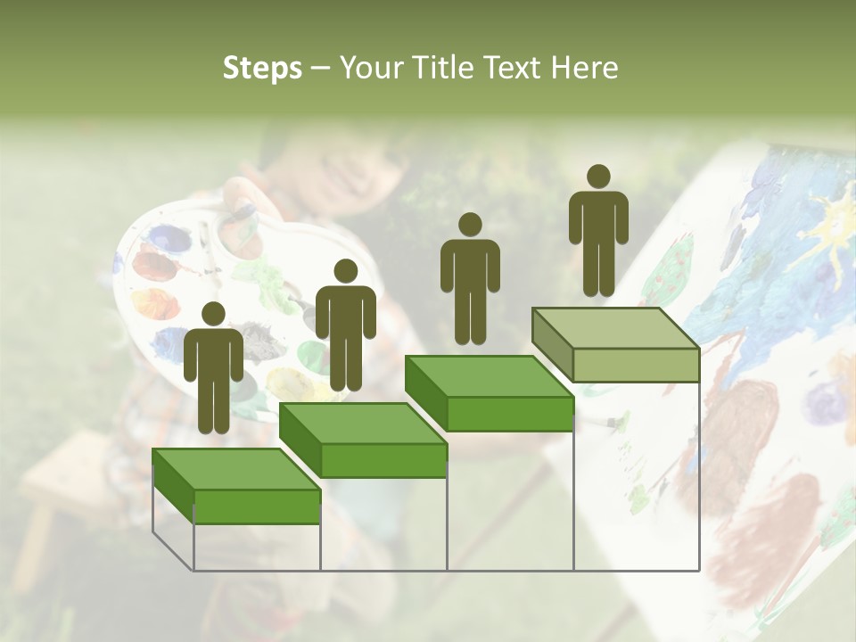 Boy Cute Idea PowerPoint Template