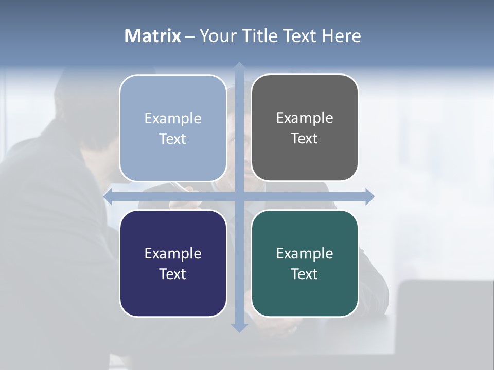 Businessmen People Middleaged PowerPoint Template