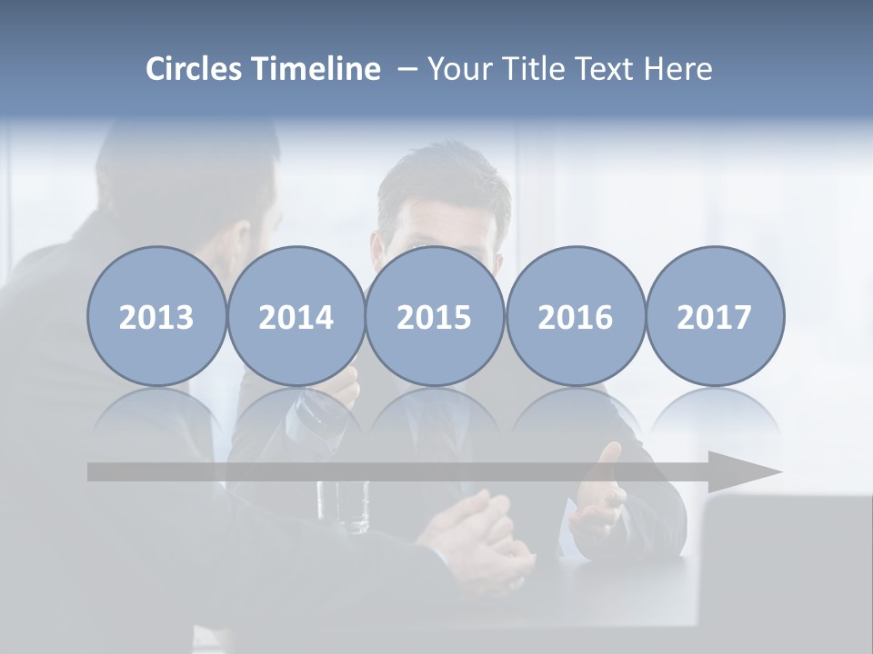 Businessmen People Middleaged PowerPoint Template