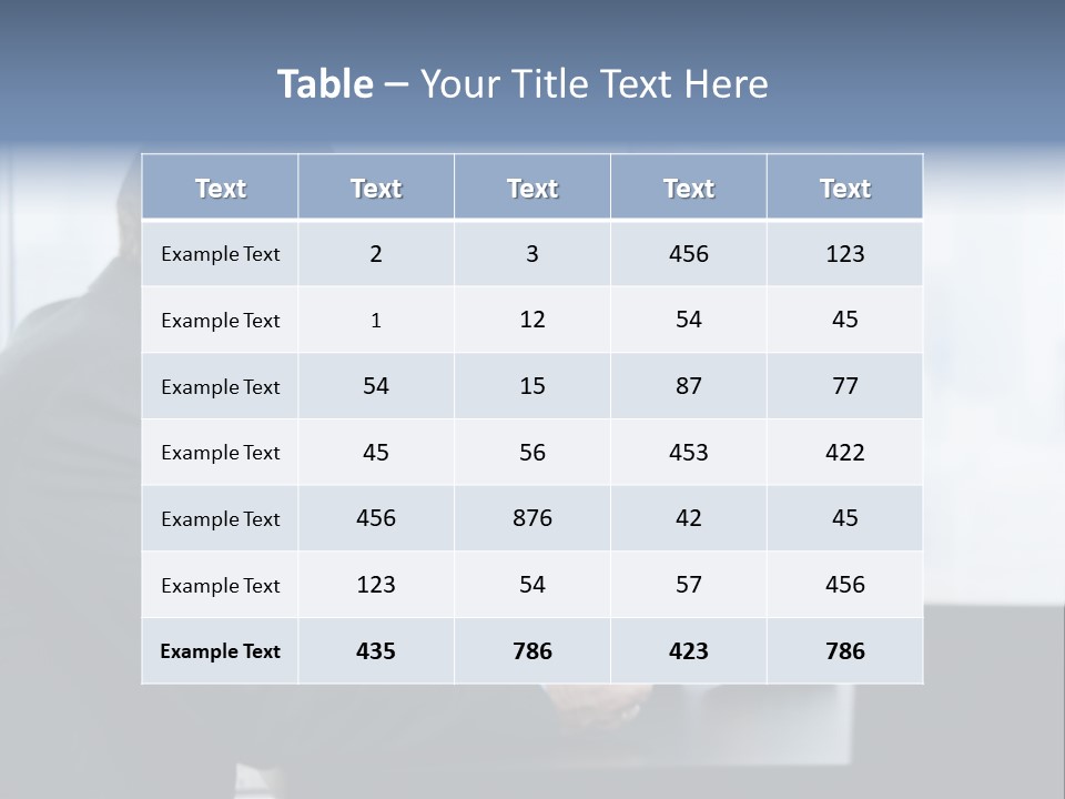 Businessmen People Middleaged PowerPoint Template