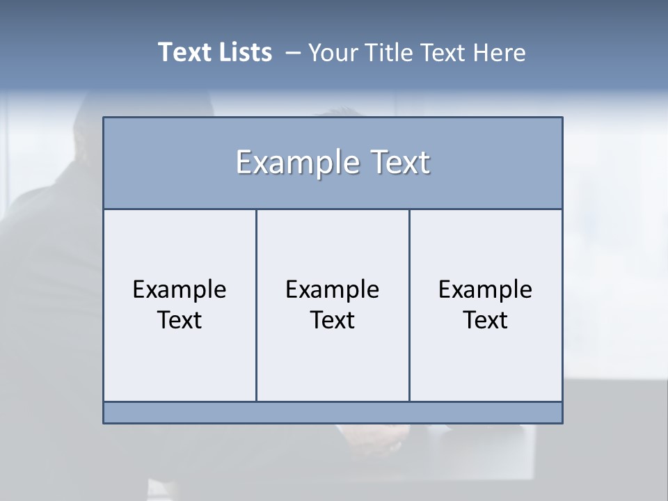 Businessmen People Middleaged PowerPoint Template