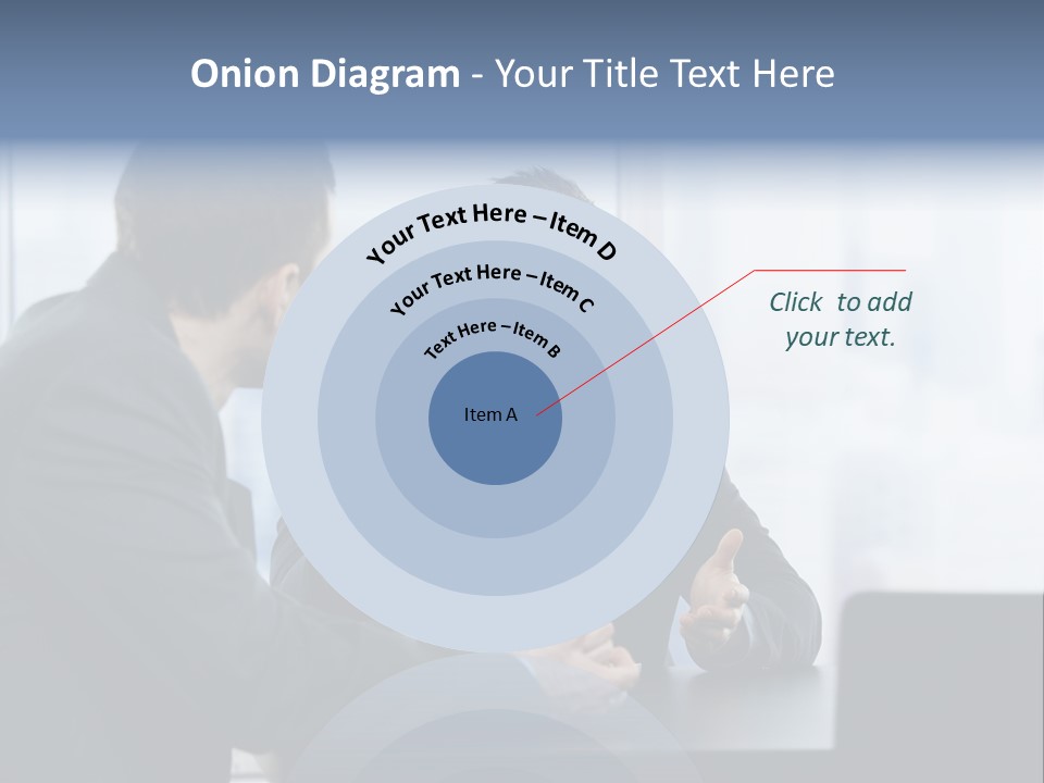 Businessmen People Middleaged PowerPoint Template