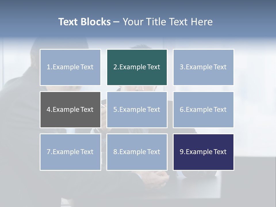 Businessmen People Middleaged PowerPoint Template