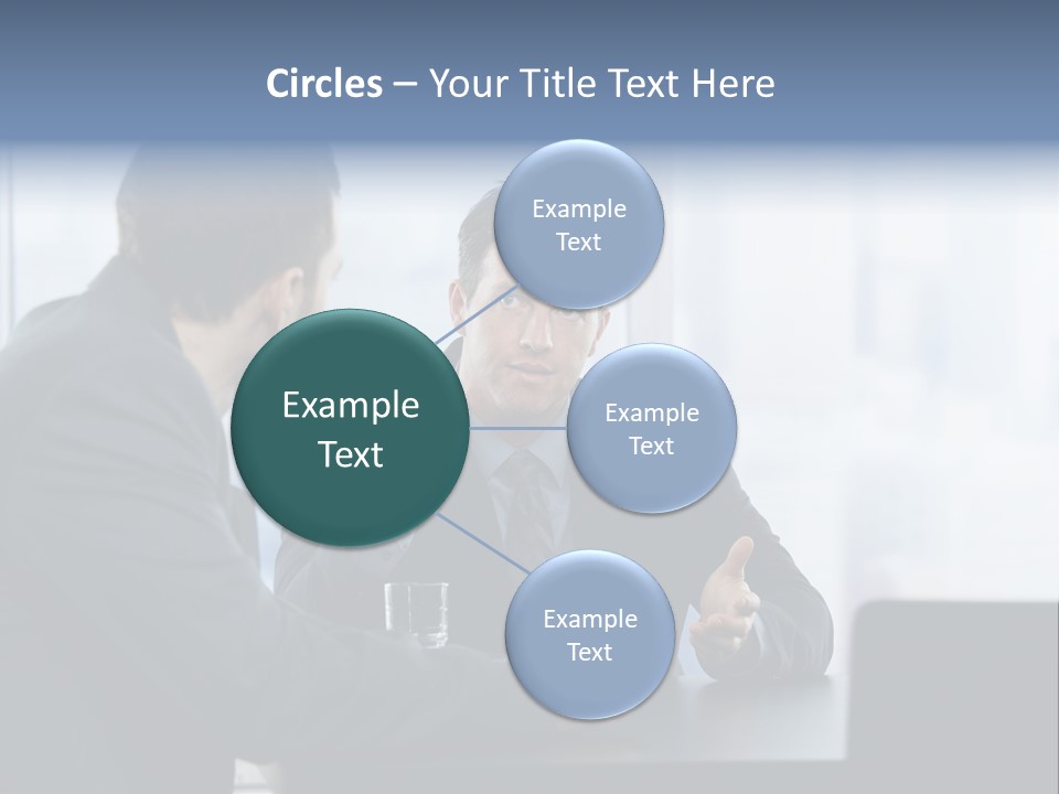 Businessmen People Middleaged PowerPoint Template