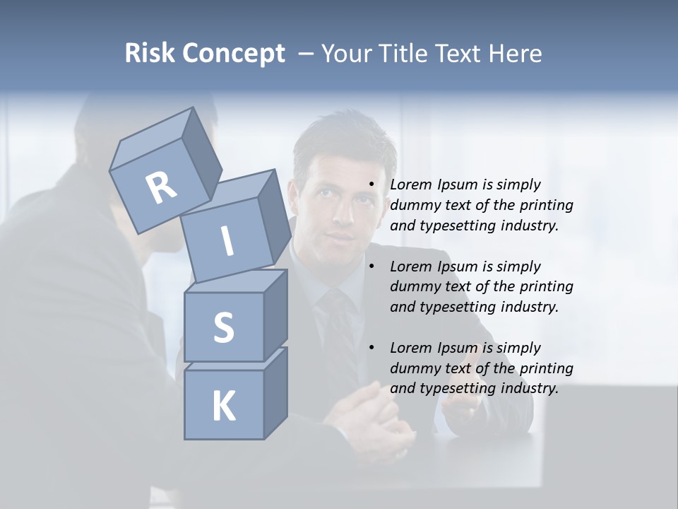 Businessmen People Middleaged PowerPoint Template