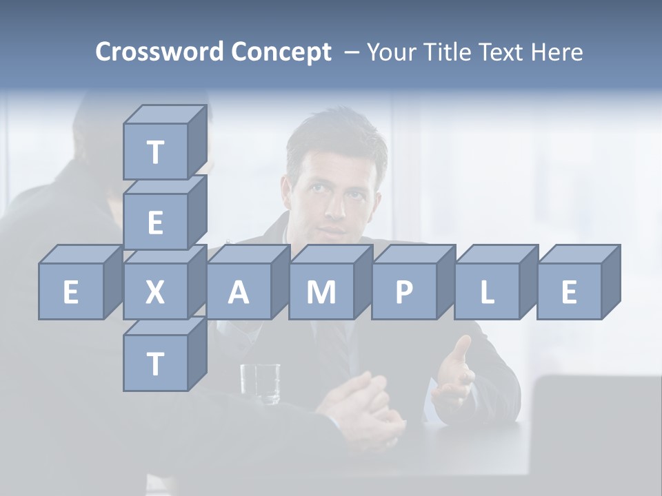 Businessmen People Middleaged PowerPoint Template