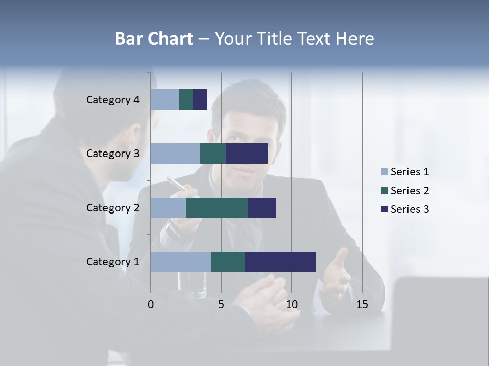 Businessmen People Middleaged PowerPoint Template