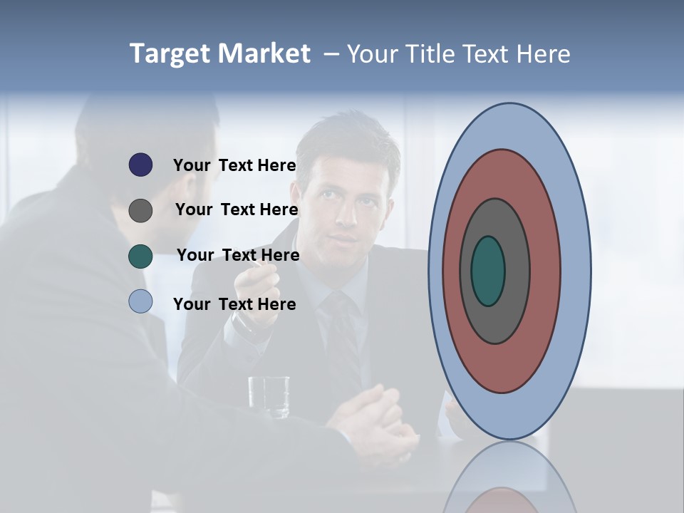 Businessmen People Middleaged PowerPoint Template