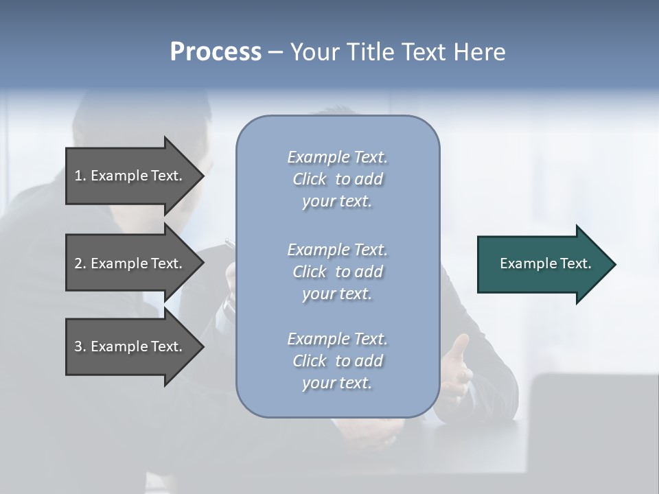 Businessmen People Middleaged PowerPoint Template