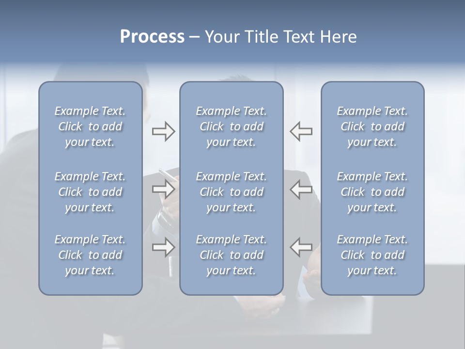 Businessmen People Middleaged PowerPoint Template