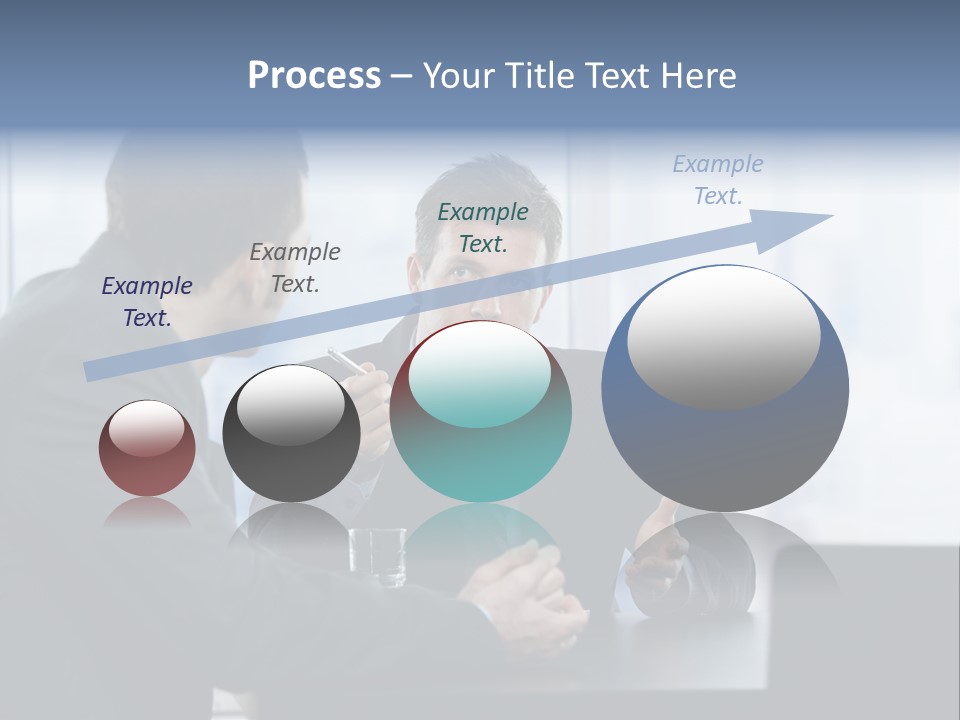 Businessmen People Middleaged PowerPoint Template