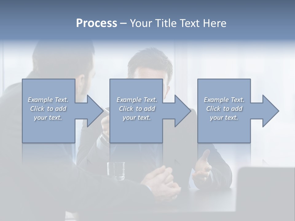 Businessmen People Middleaged PowerPoint Template