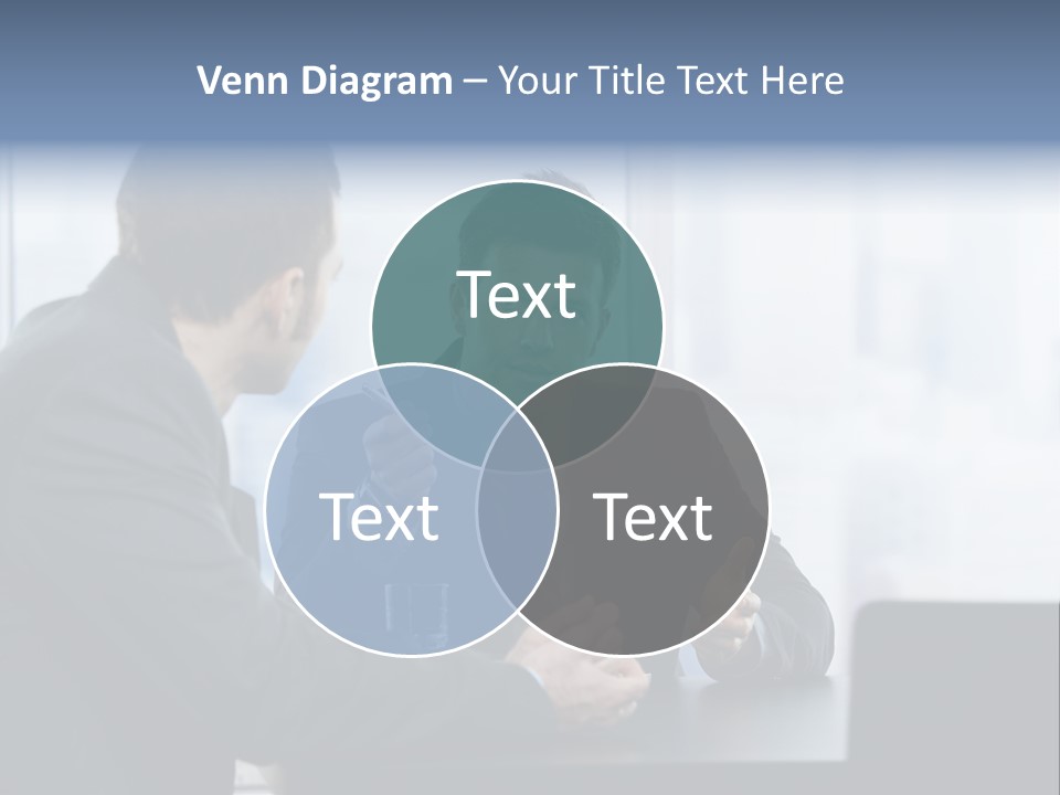 Businessmen People Middleaged PowerPoint Template