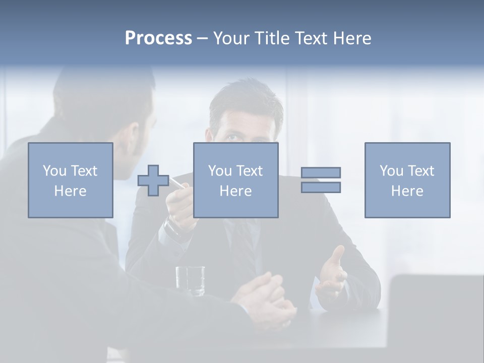 Businessmen People Middleaged PowerPoint Template