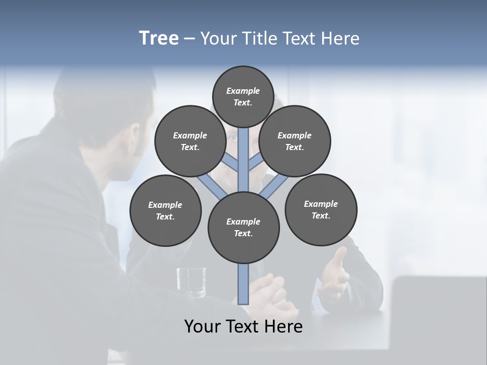 Businessmen People Middleaged PowerPoint Template