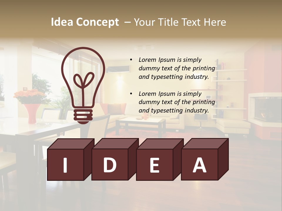 Place Coastline Scenic PowerPoint Template