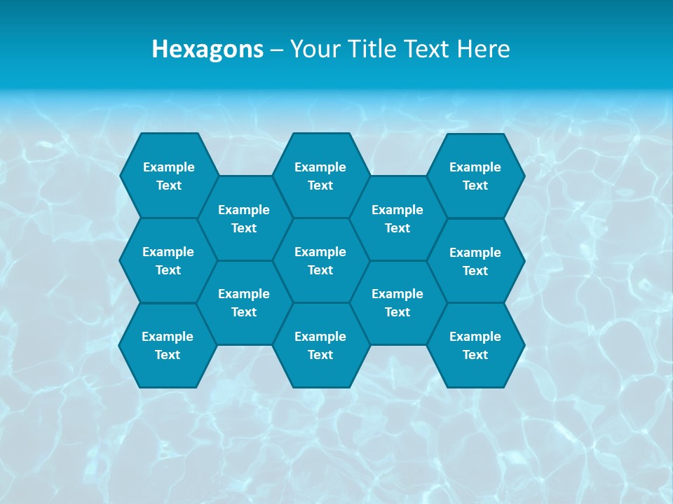 Reflection Turquoise Fresh PowerPoint Template