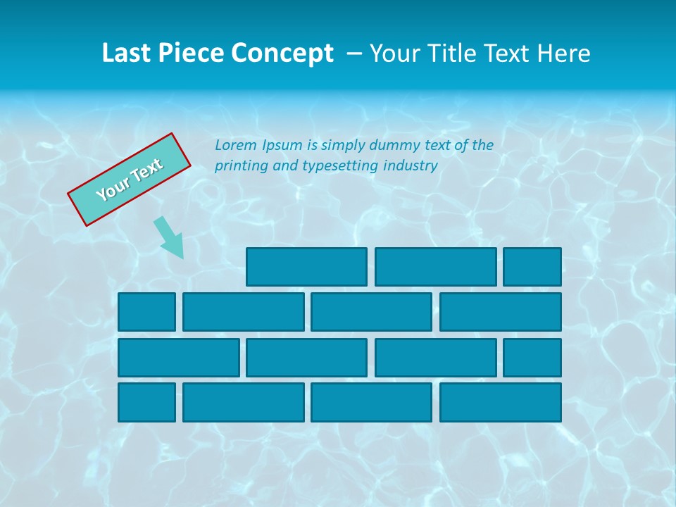 Reflection Turquoise Fresh PowerPoint Template