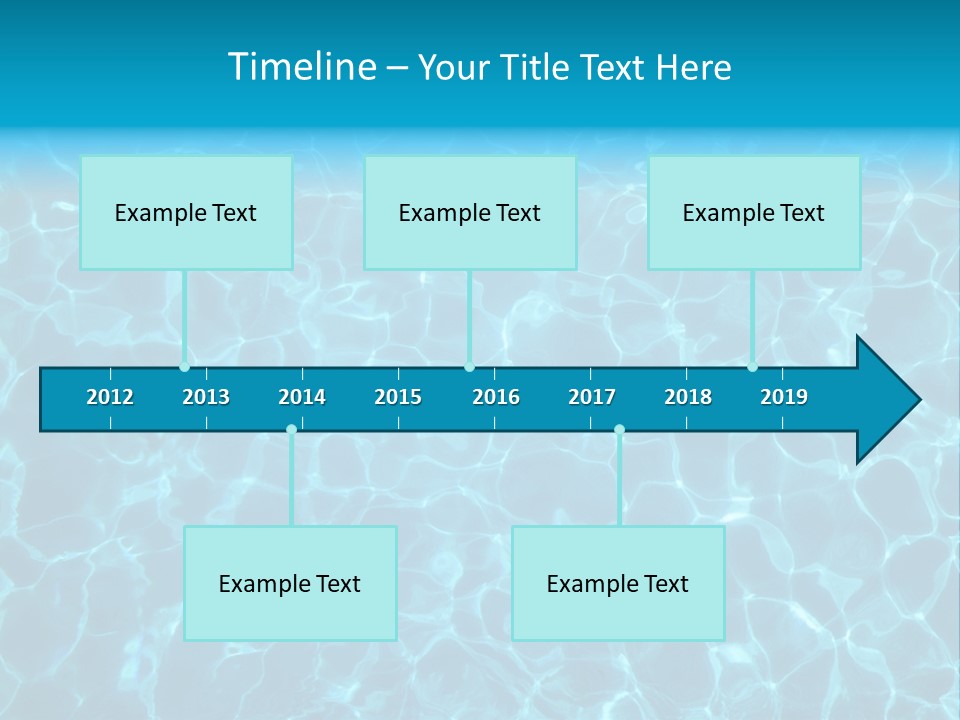 Reflection Turquoise Fresh PowerPoint Template