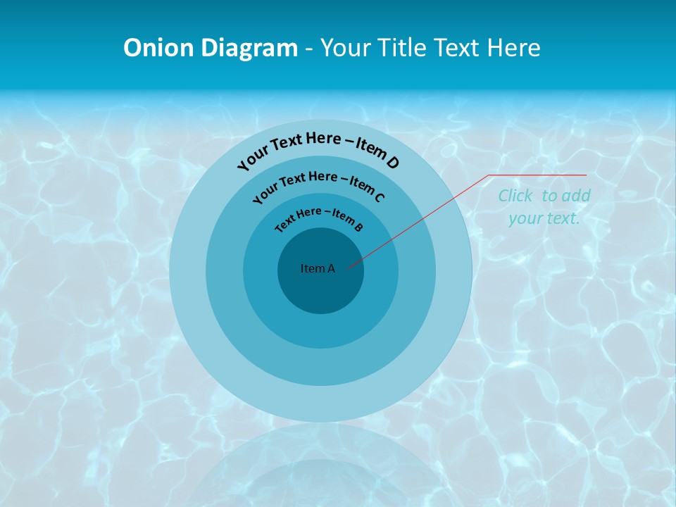 Reflection Turquoise Fresh PowerPoint Template