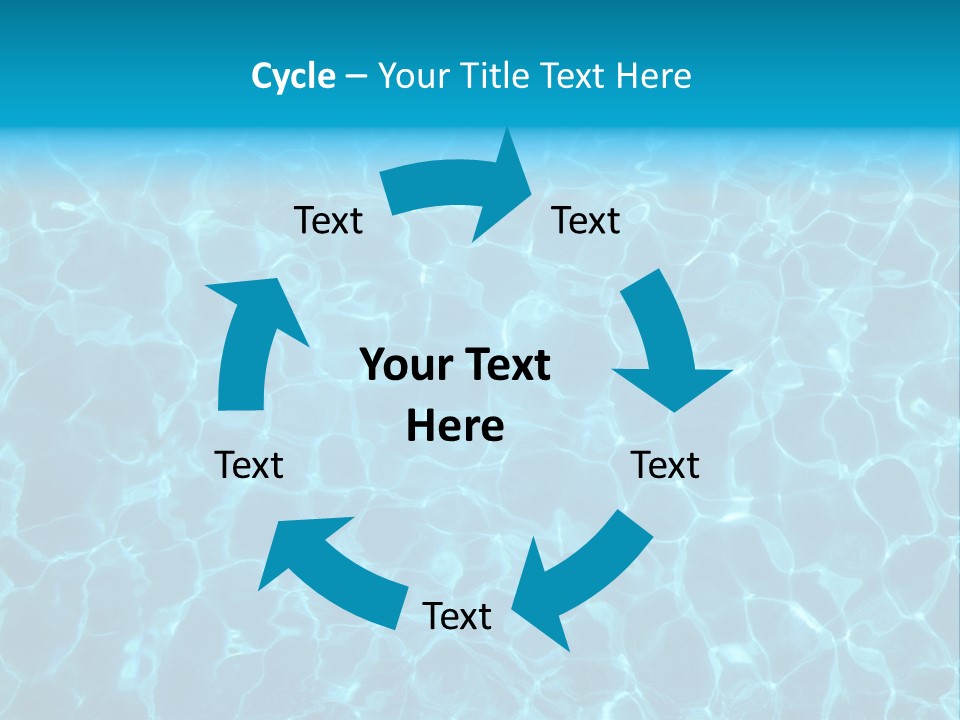 Reflection Turquoise Fresh PowerPoint Template