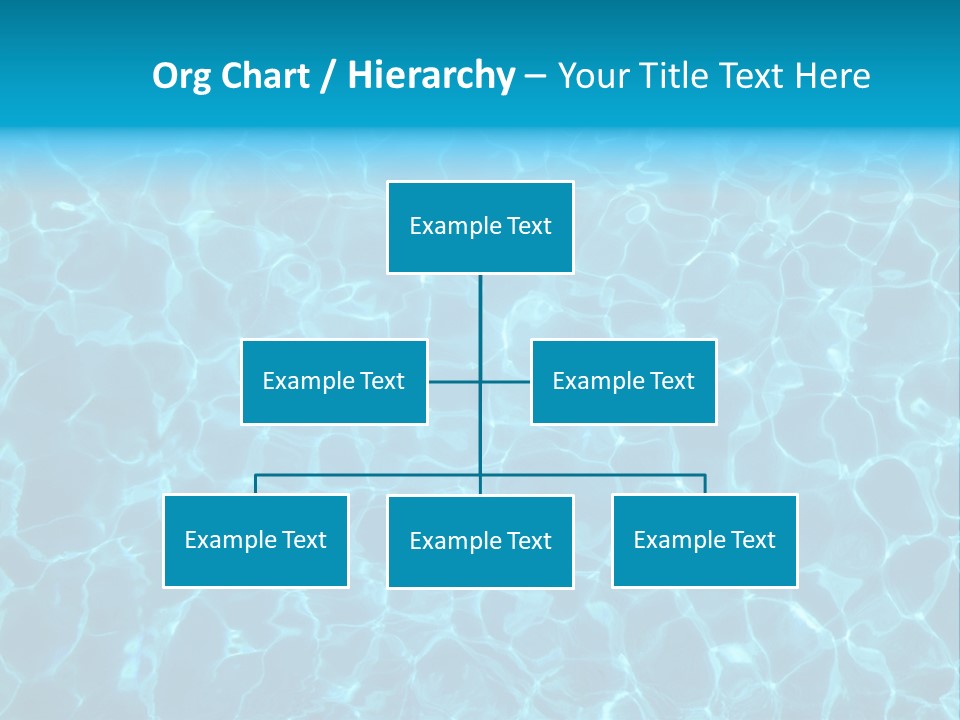 Reflection Turquoise Fresh PowerPoint Template