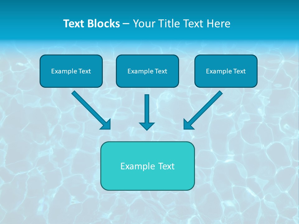 Reflection Turquoise Fresh PowerPoint Template