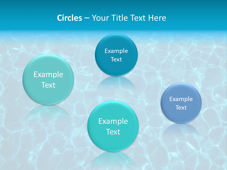 Reflection Turquoise Fresh PowerPoint Template