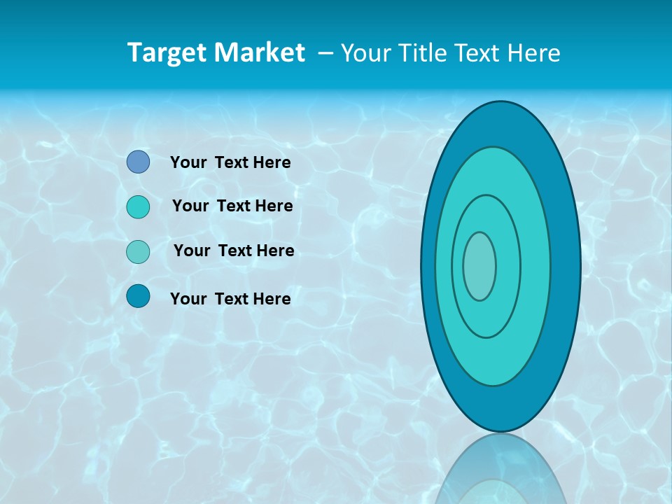 Reflection Turquoise Fresh PowerPoint Template