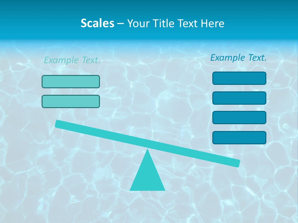 Reflection Turquoise Fresh PowerPoint Template
