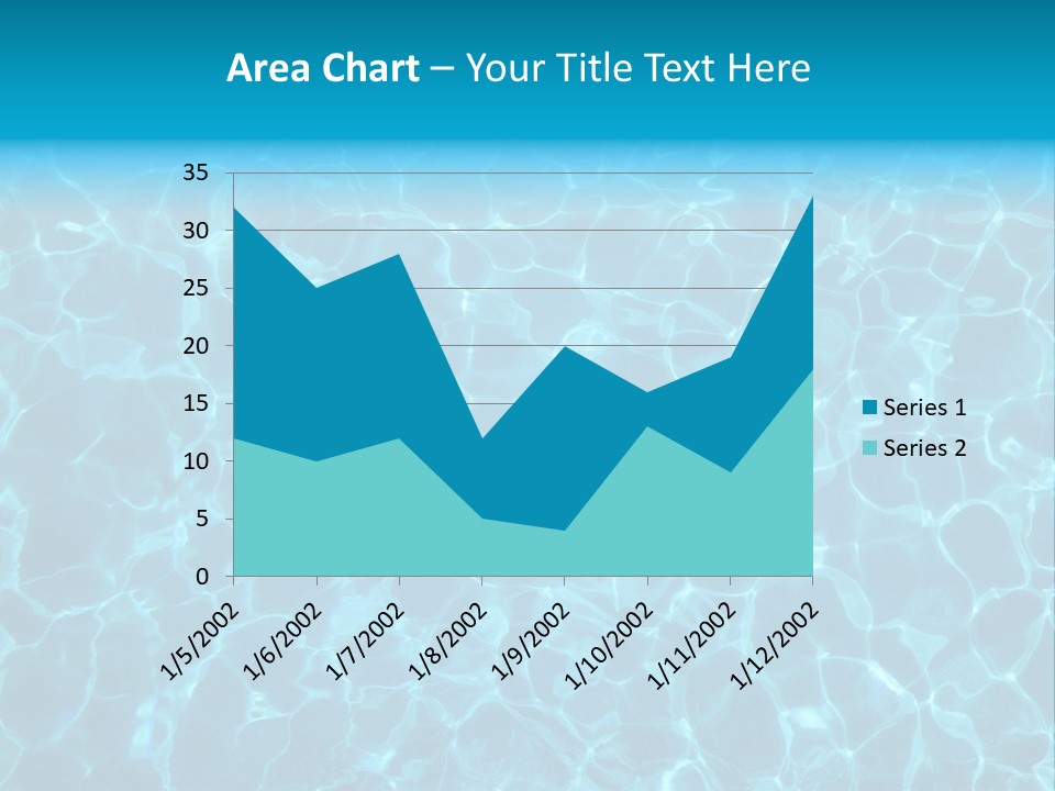 Reflection Turquoise Fresh PowerPoint Template