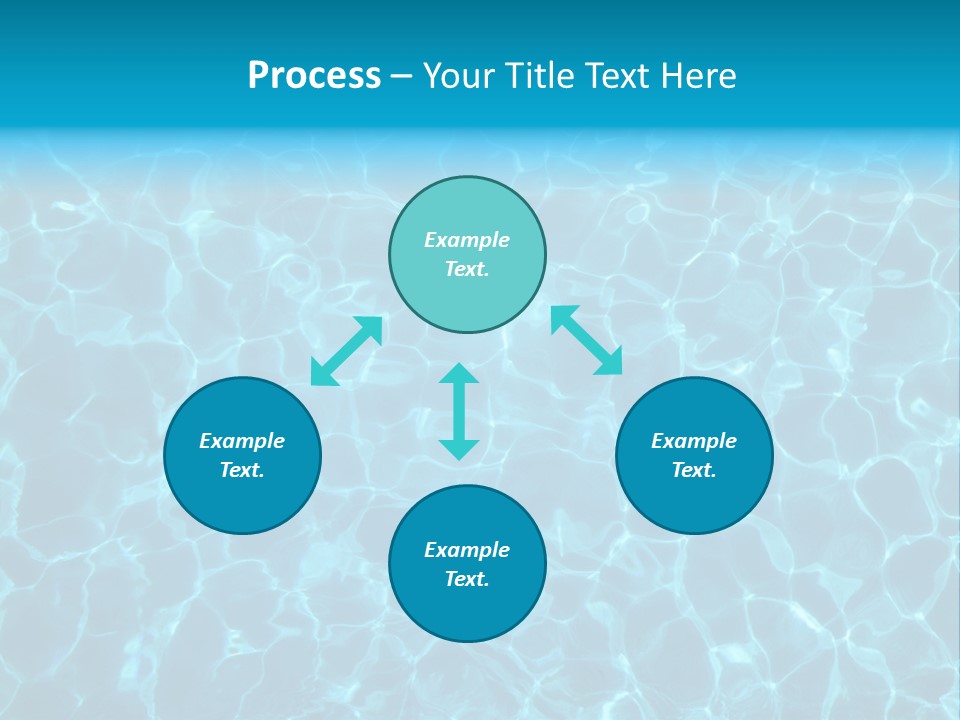 Reflection Turquoise Fresh PowerPoint Template