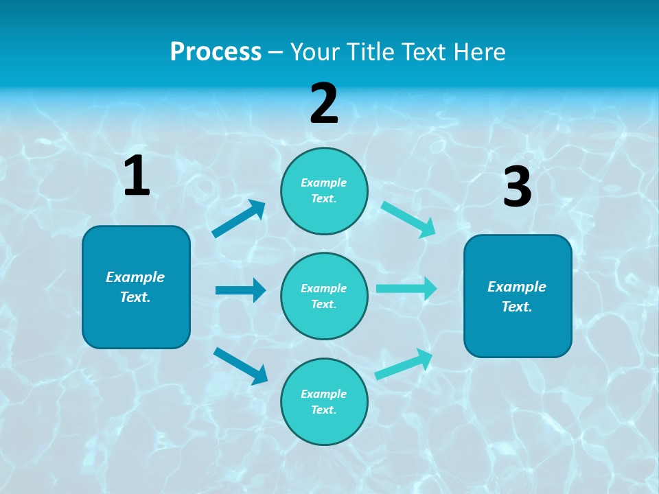 Reflection Turquoise Fresh PowerPoint Template