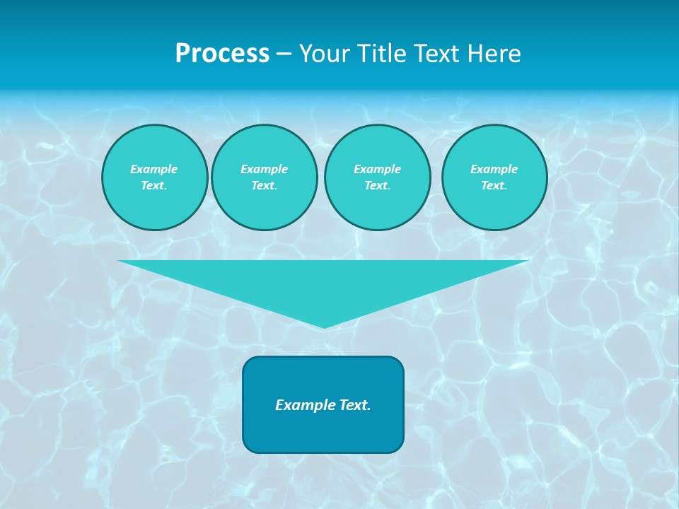 Reflection Turquoise Fresh PowerPoint Template