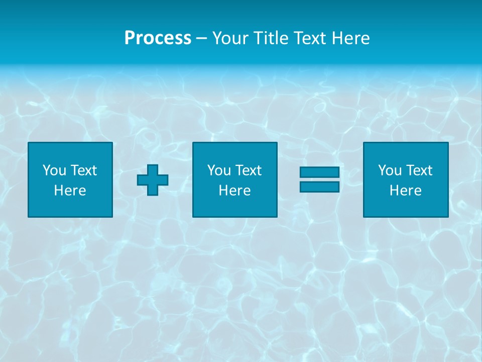 Reflection Turquoise Fresh PowerPoint Template