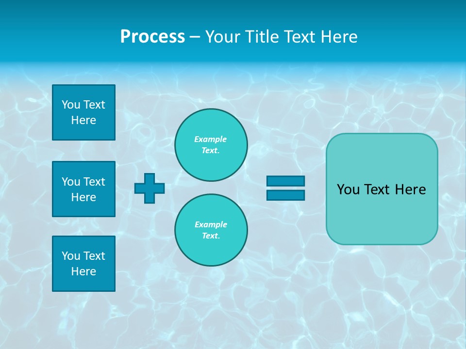 Reflection Turquoise Fresh PowerPoint Template