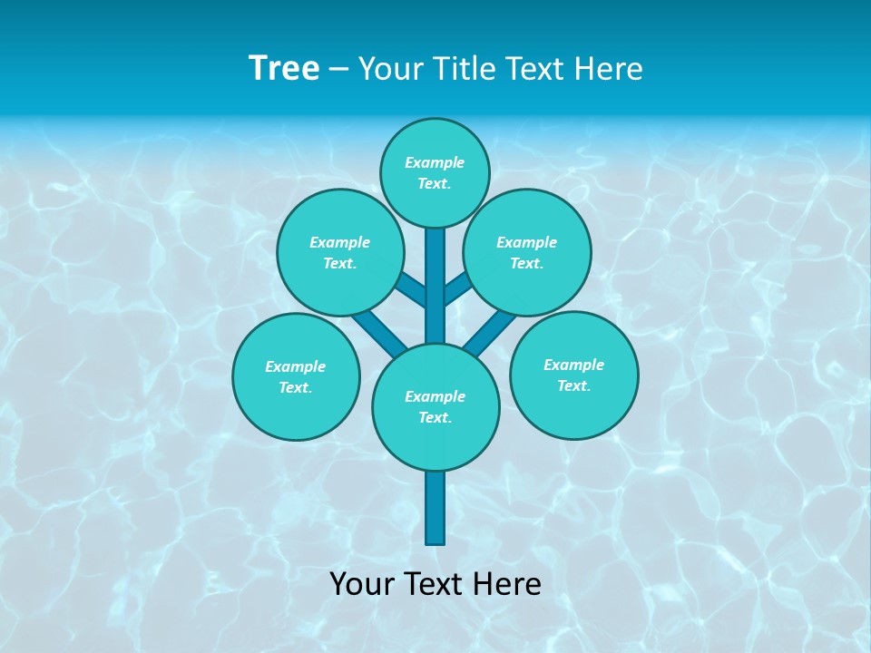Reflection Turquoise Fresh PowerPoint Template