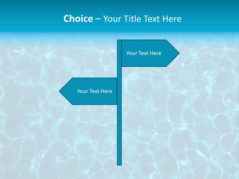 Reflection Turquoise Fresh PowerPoint Template