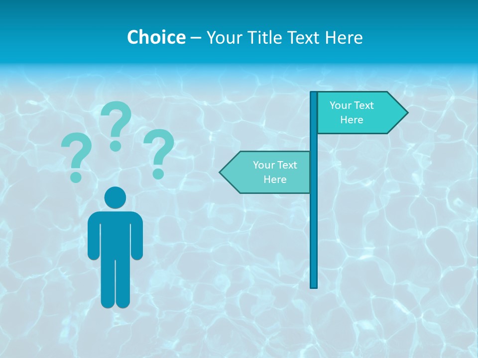 Reflection Turquoise Fresh PowerPoint Template