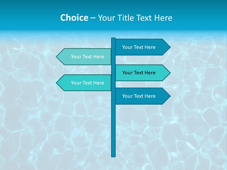 Reflection Turquoise Fresh PowerPoint Template