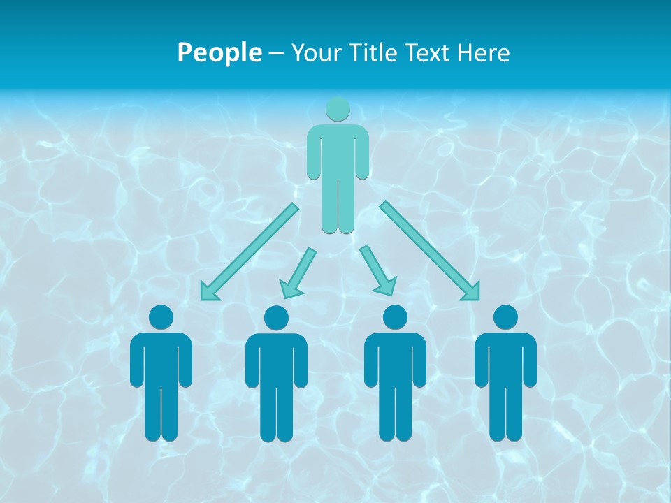 Reflection Turquoise Fresh PowerPoint Template