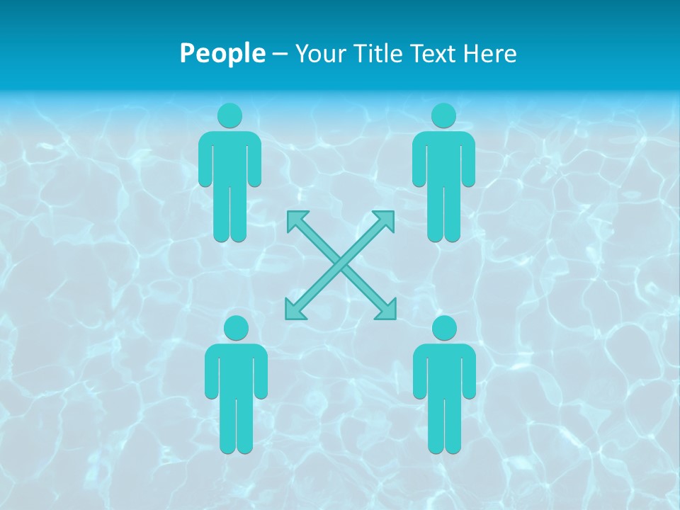 Reflection Turquoise Fresh PowerPoint Template