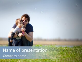 Happiness People Smiling PowerPoint Template