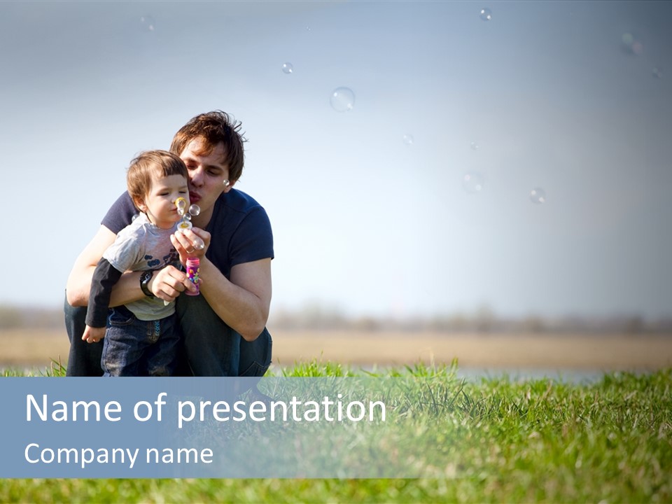 Happiness People Smiling PowerPoint Template