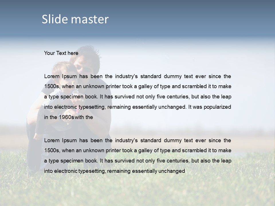 Happiness People Smiling PowerPoint Template