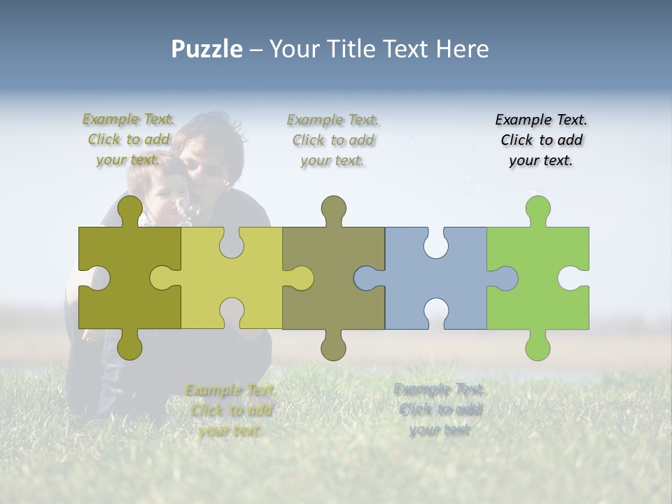 Happiness People Smiling PowerPoint Template