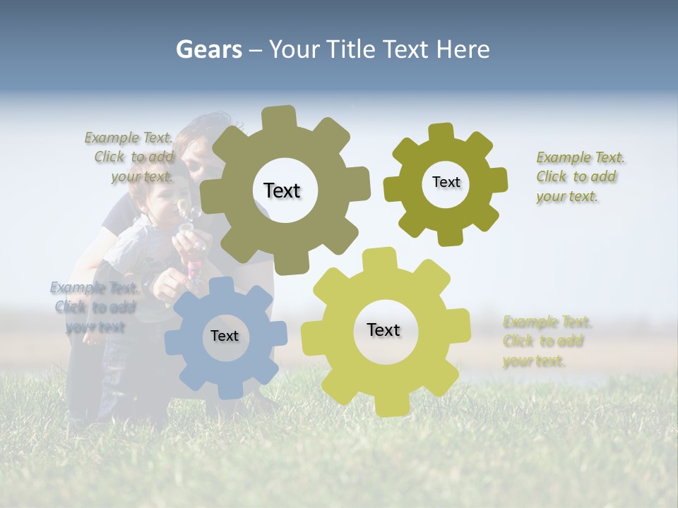 Happiness People Smiling PowerPoint Template